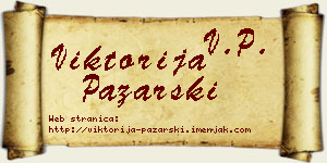 Viktorija Pazarski vizit kartica